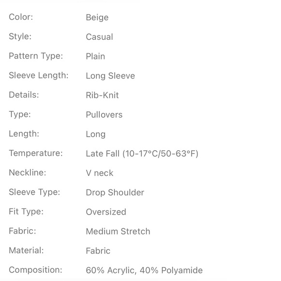 Ribbed knit drop shoulder sweater - Picture 7 of 7